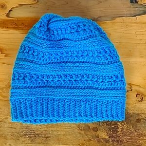 1️⃣7️⃣Handmade Winter Hat Blue-NEW
